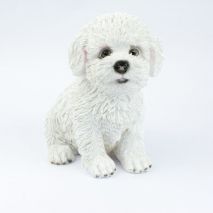Άγαλμα Σκύλου Maltese Bichon Frize Sitting 16cm
