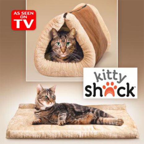 kitty shak cat bed κρεβατάκι τούνελ για γάτες epets