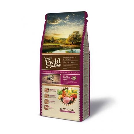 sams field adult large chicken and potato 2.5 kg epets