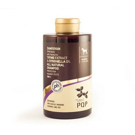 pqp thyme extract citronella shampoo