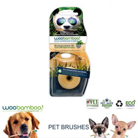 woobamboo οδοντικό νήμα για σκύλο και γάτα