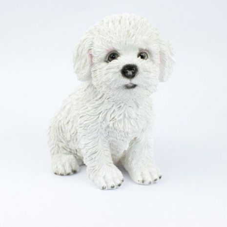 Άγαλμα Σκύλου Maltese Bichon Frize Sitting 16cm