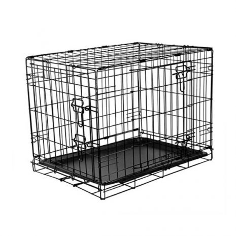 MP Μεταλλικό CRATE Σκύλου Με Πλαστικό Πάτο