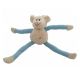 happy pet soft squeaky pull my legs sheep dog toy